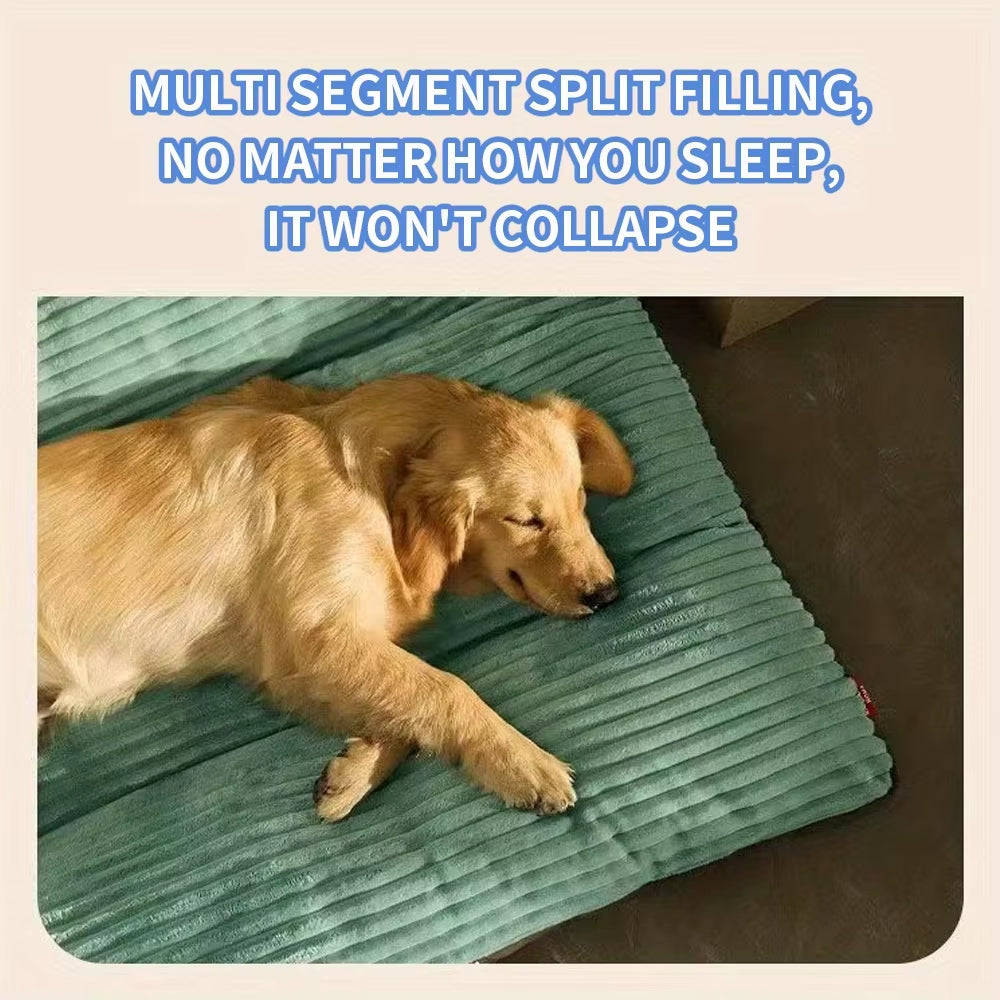 1Pc XXL Pet Sleeping Nest Soft Dog Mat Removable and Washable Dog Beds, Deep Sleep Dog Cushion Mat Four Seasons Universal Kennel