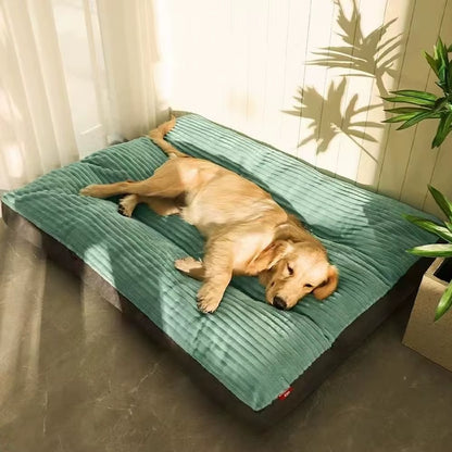 1Pc XXL Pet Sleeping Nest Soft Dog Mat Removable and Washable Dog Beds, Deep Sleep Dog Cushion Mat Four Seasons Universal Kennel