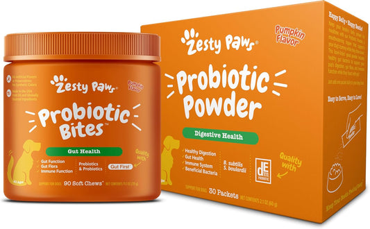 Probiotic Bites + Probiotic Powder for Dogs