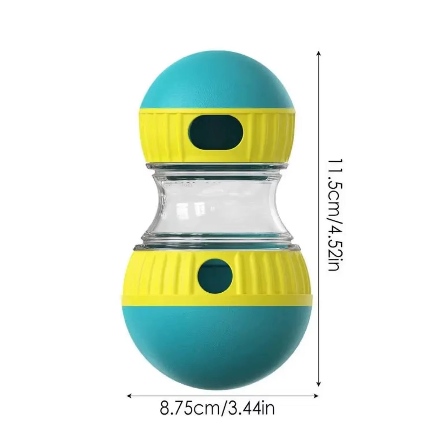 Dog Slow Feeder Ball Bite-Resistant Toy Food Dispenser Bowl Treat Mental Stimulation Enrichment BPA Free Food Grade Pet Supplies
