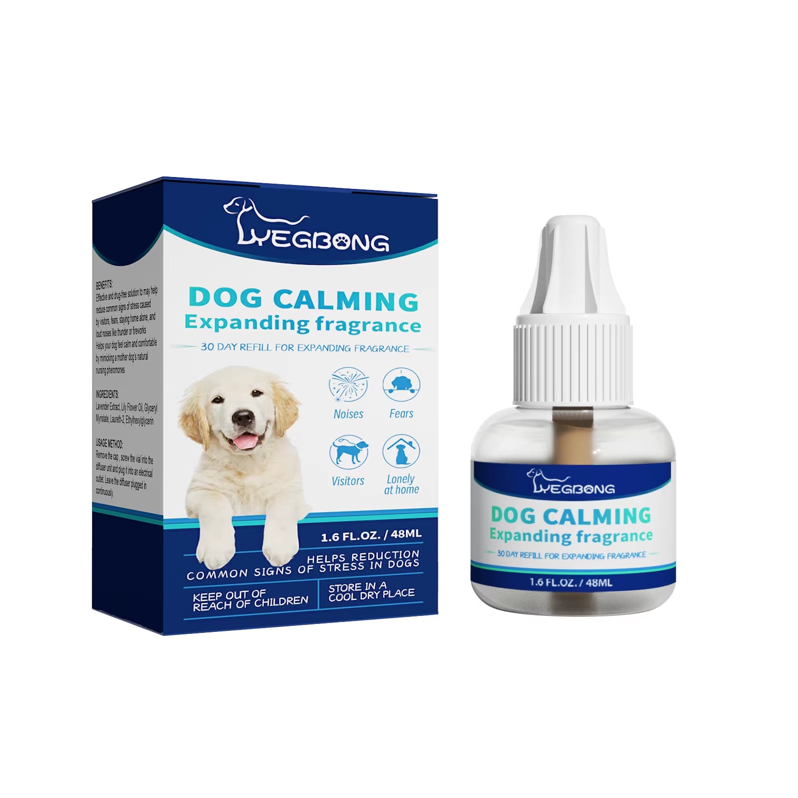 1-4PCS Pet Calming Spray for Dogs and Cats Relieves Anxiety and Stress Promotes Comfort and Relaxation Daily Emotional Care